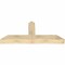 Ekena Millwork Portland Rough Sawn Timber Gable Bracket, Douglas Fir, 60"W x 25"H x 6"D x 6"F, 10/12 Pitch GBW060X25X0606POR00RDF - alternate 4